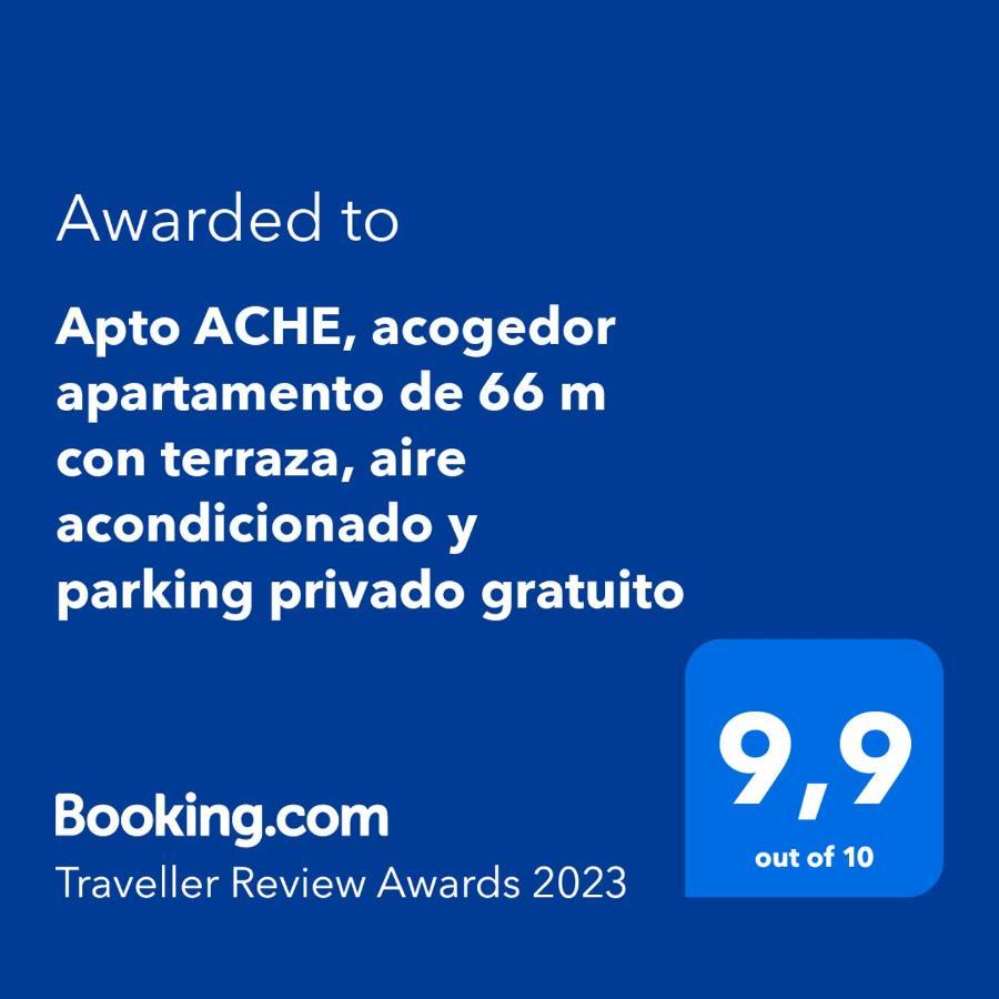 Apto Ache, Acogedor Apartamento De 66 M Con Terraza, Aire Acondicionado Y Parking Privado Gratuito Los Abrigos Exterior foto
